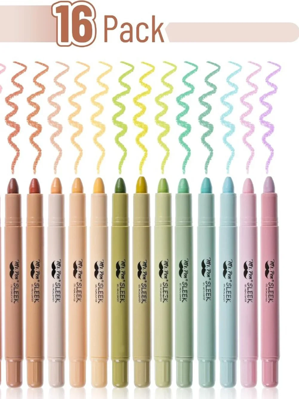 Mr Pen Gel Highlighters 16 CT - See pics!